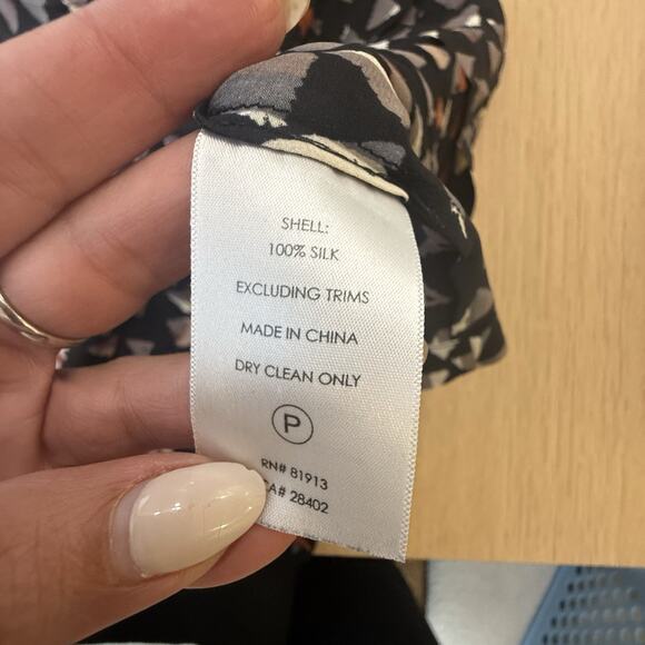 Plenty by Tracy Reese Womens Shirt Dress Size P Multicolor 100% Silk 2378 - Picture 12 of 12